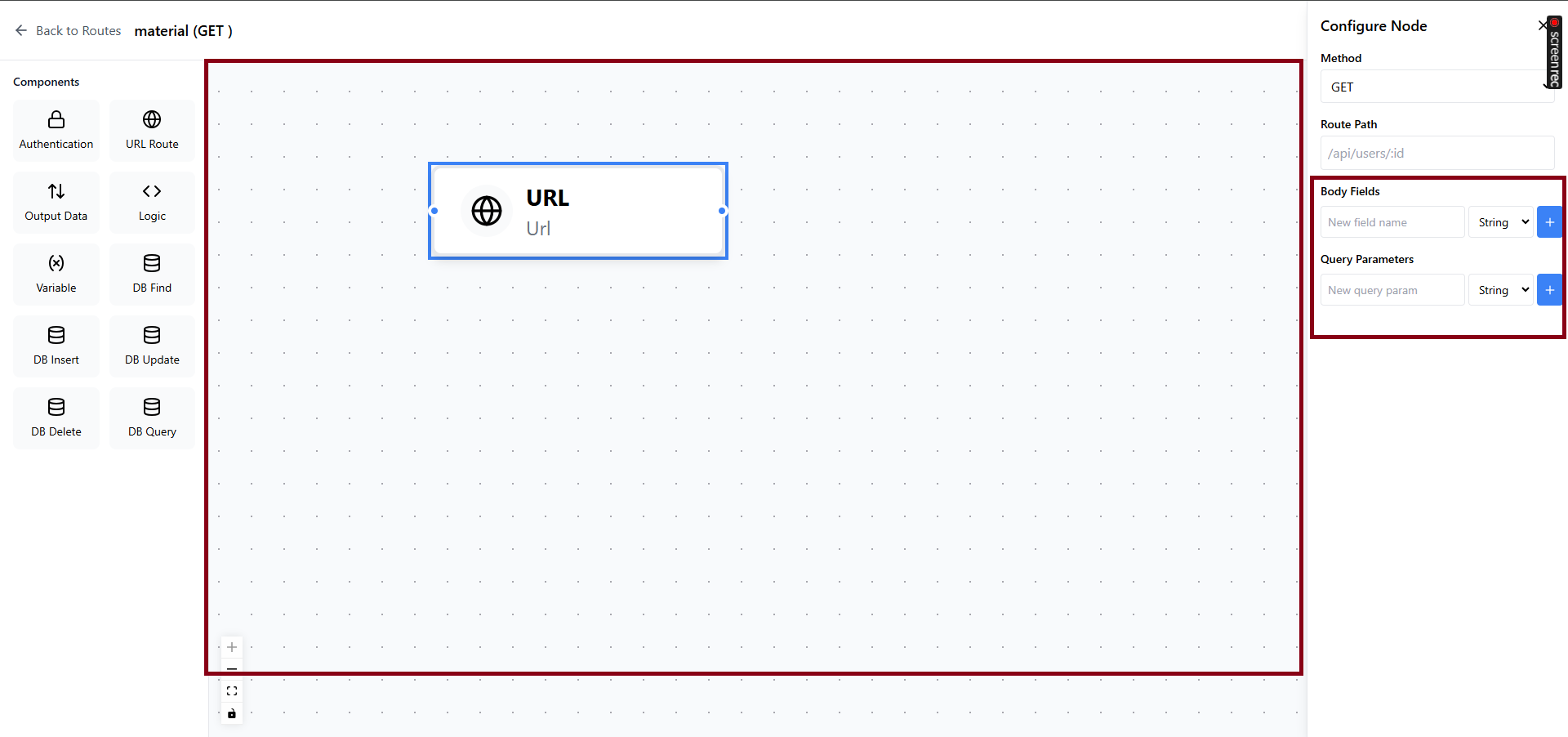 route editor screenshot